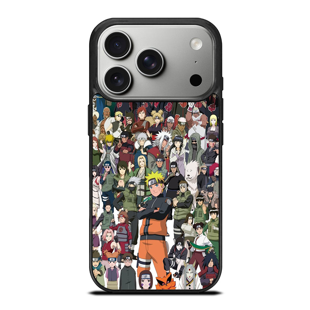 NARUTO ANIME ALL CHARACTERS 3 iPhone 17 Pro Case Cover