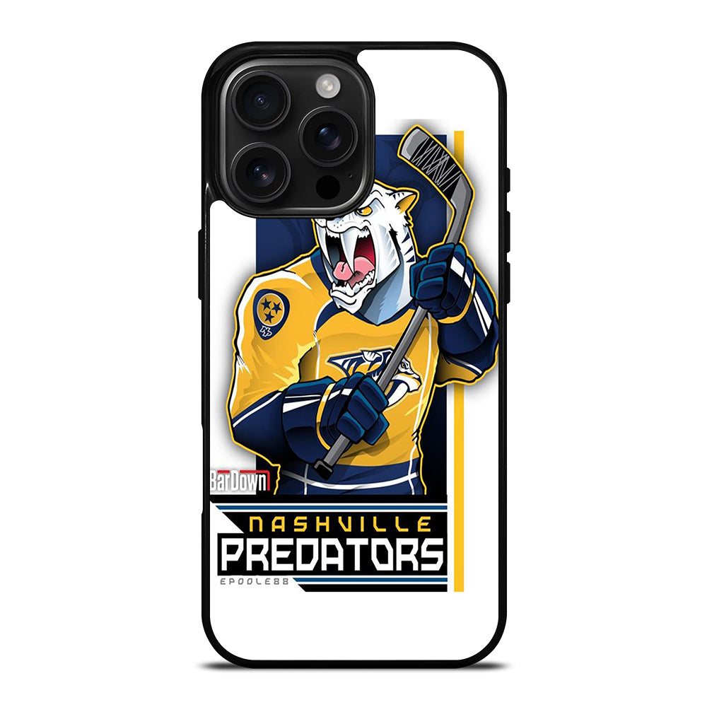 NASHVILLE PREDATORS HOCKEY 1 iPhone 16 Pro Max Case Cover