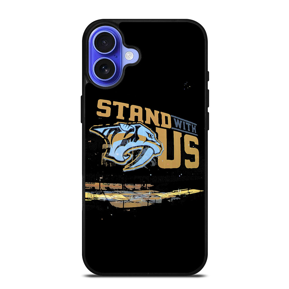NASHVILLE PREDATORS HOCKEY 3 iPhone 16 Case Cover