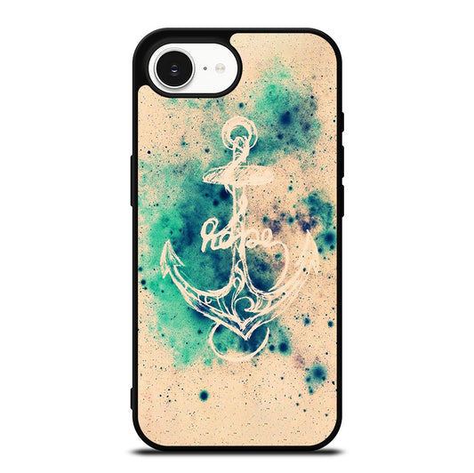 NAUTICAL ANCHOR ART LOGO iPhone 16e Case Cover