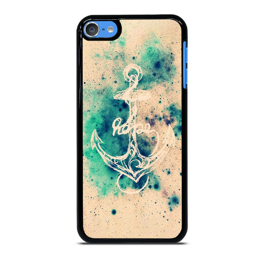 NAUTICAL ANCHOR ART LOGO iPod Touch 7 Case Cover