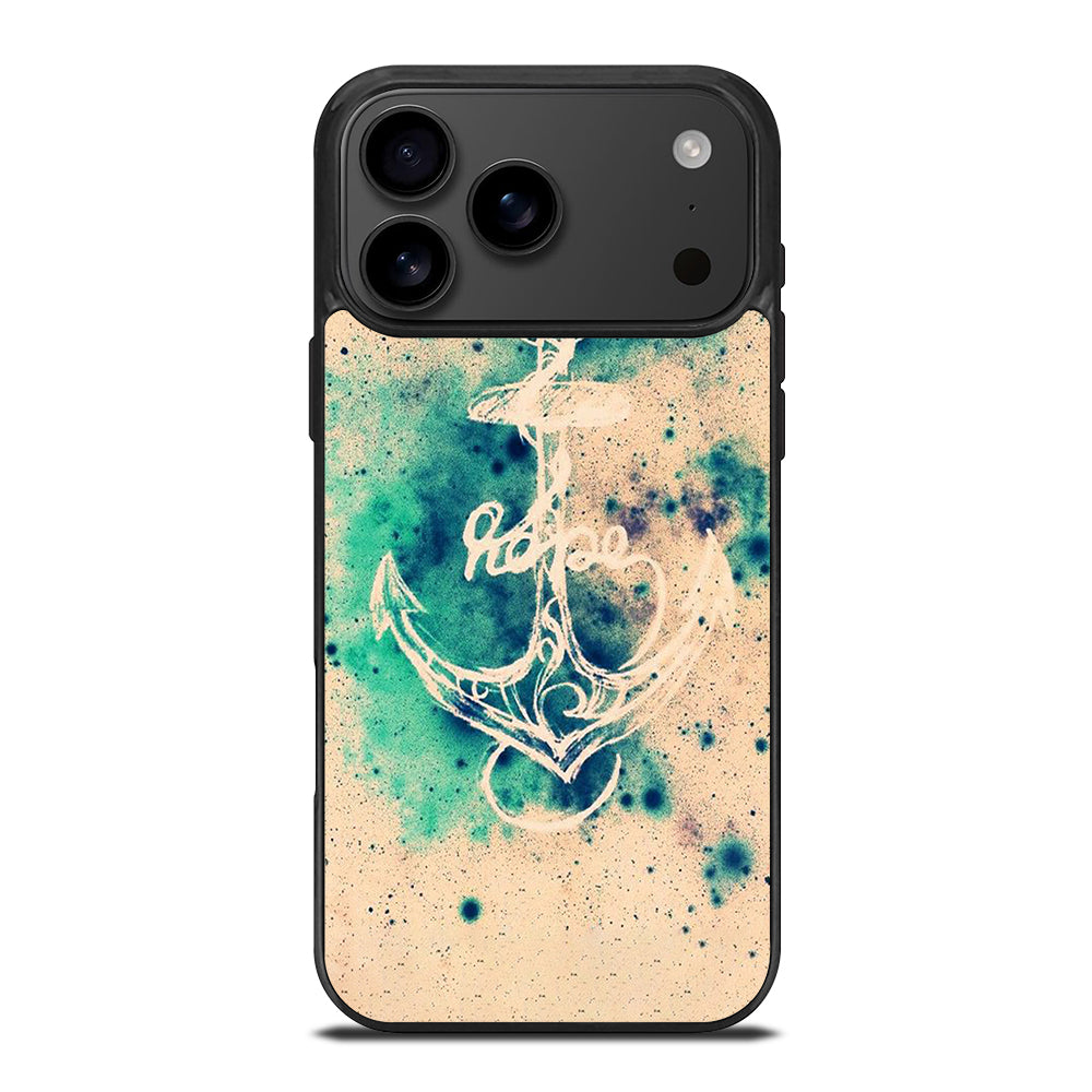 NAUTICAL ANCHOR ART LOGO iPhone 17 Pro Max Case Cover