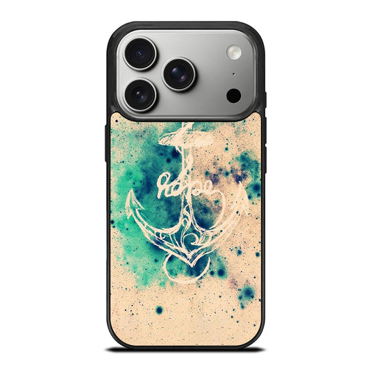 NAUTICAL ANCHOR ART LOGO iPhone 17 Pro Case Cover