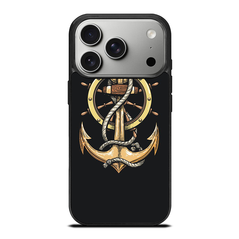 NAUTICAL ANCHOR EMBLEM iPhone 17 Pro Case Cover