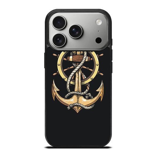 NAUTICAL ANCHOR EMBLEM iPhone 17 Pro Case Cover