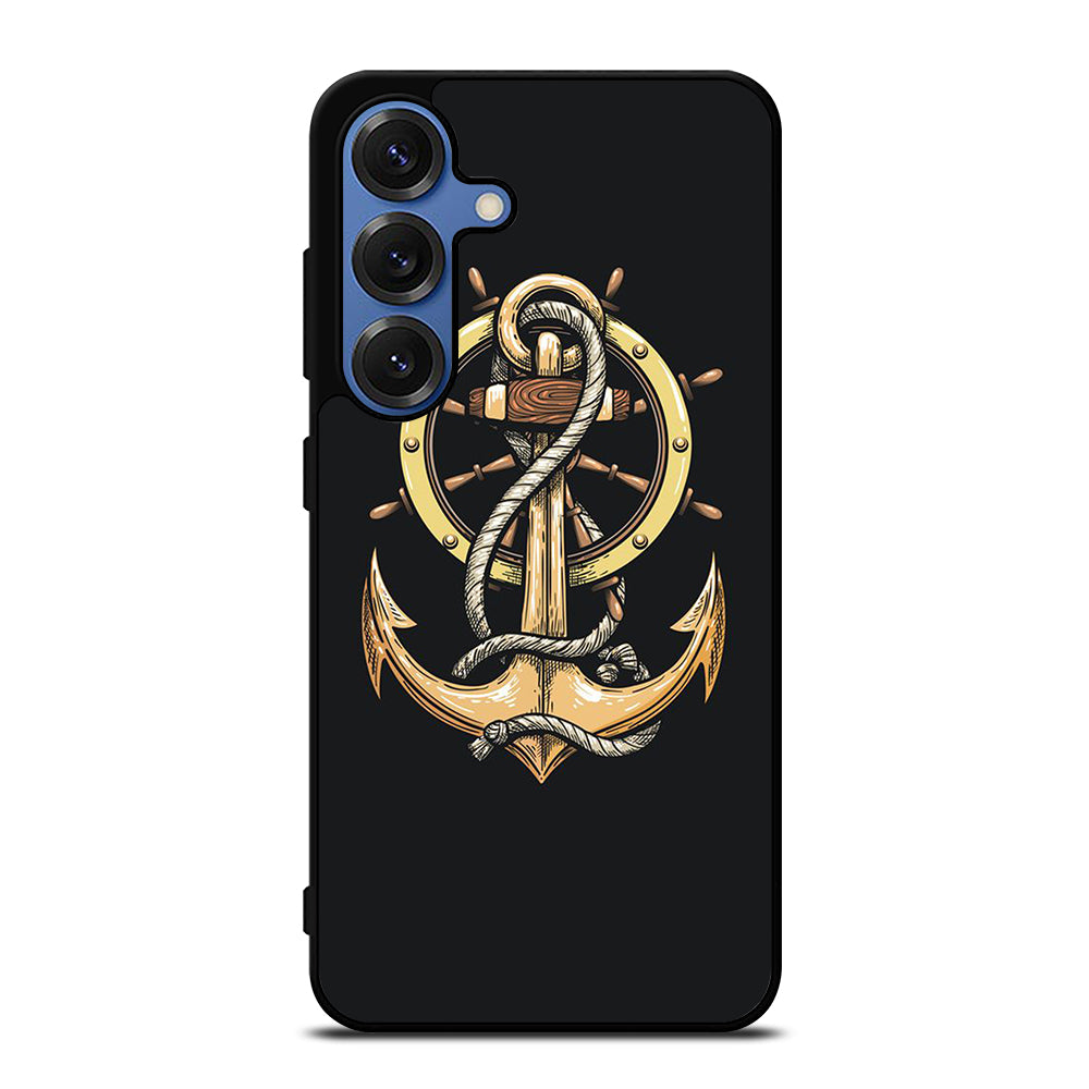 NAUTICAL ANCHOR EMBLEM Samsung Galaxy S25 Case Cover