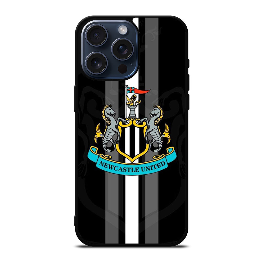 NEWCASTLE UNITED FOOTBALL LOGO iPhone 15 Pro Max Case Cover