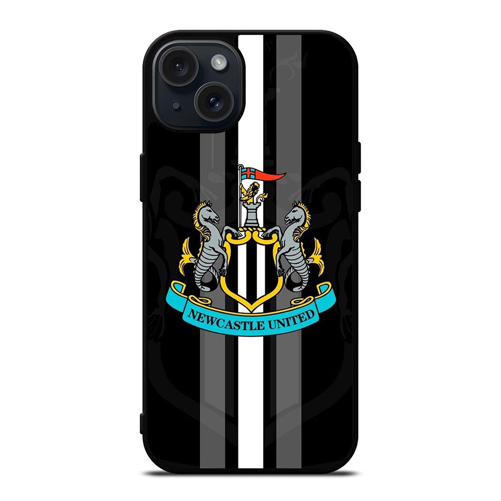 NEWCASTLE UNITED FOOTBALL LOGO iPhone 15 Plus Case Cover