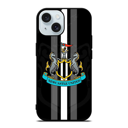 NEWCASTLE UNITED FOOTBALL LOGO iPhone 15 Case Cover