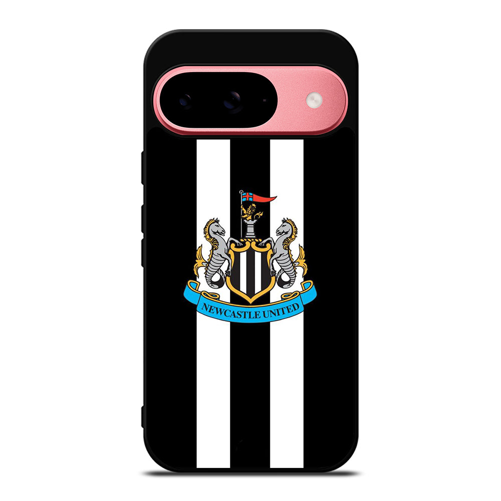 NEWCASTLE UNITED FOOTBALL STRIPE LOGO Google Pixel 9 Case Cover