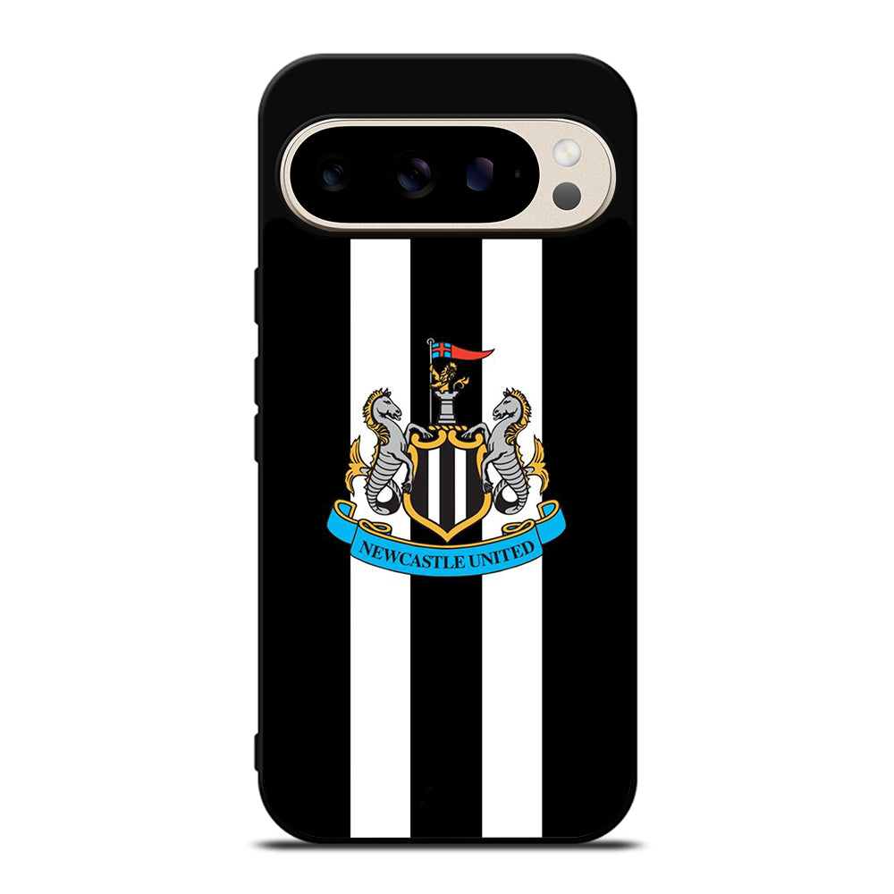 NEWCASTLE UNITED FOOTBALL STRIPE LOGO Google Pixel 9 Pro Case Cover