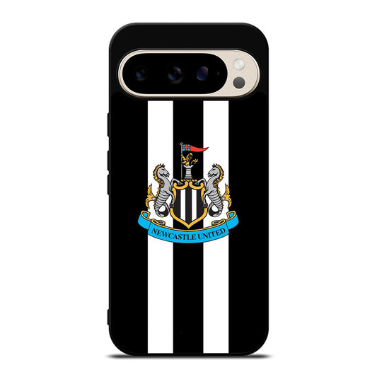 NEWCASTLE UNITED FOOTBALL STRIPE LOGO Google Pixel 9 Pro Case Cover