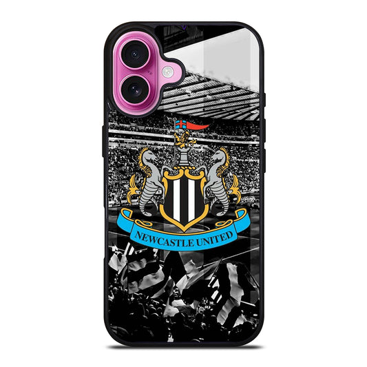 NEWCASTLE UNITED FOOTBALL SYMBOL iPhone 16 Plus Case Cover