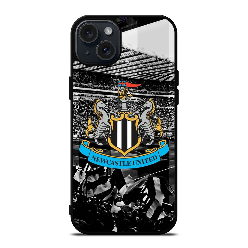 NEWCASTLE UNITED FOOTBALL SYMBOL iPhone 15 Plus Case Cover