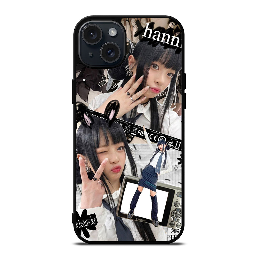 NEWJEANS HANNI KPOP COLLAGE iPhone 15 Plus Case Cover