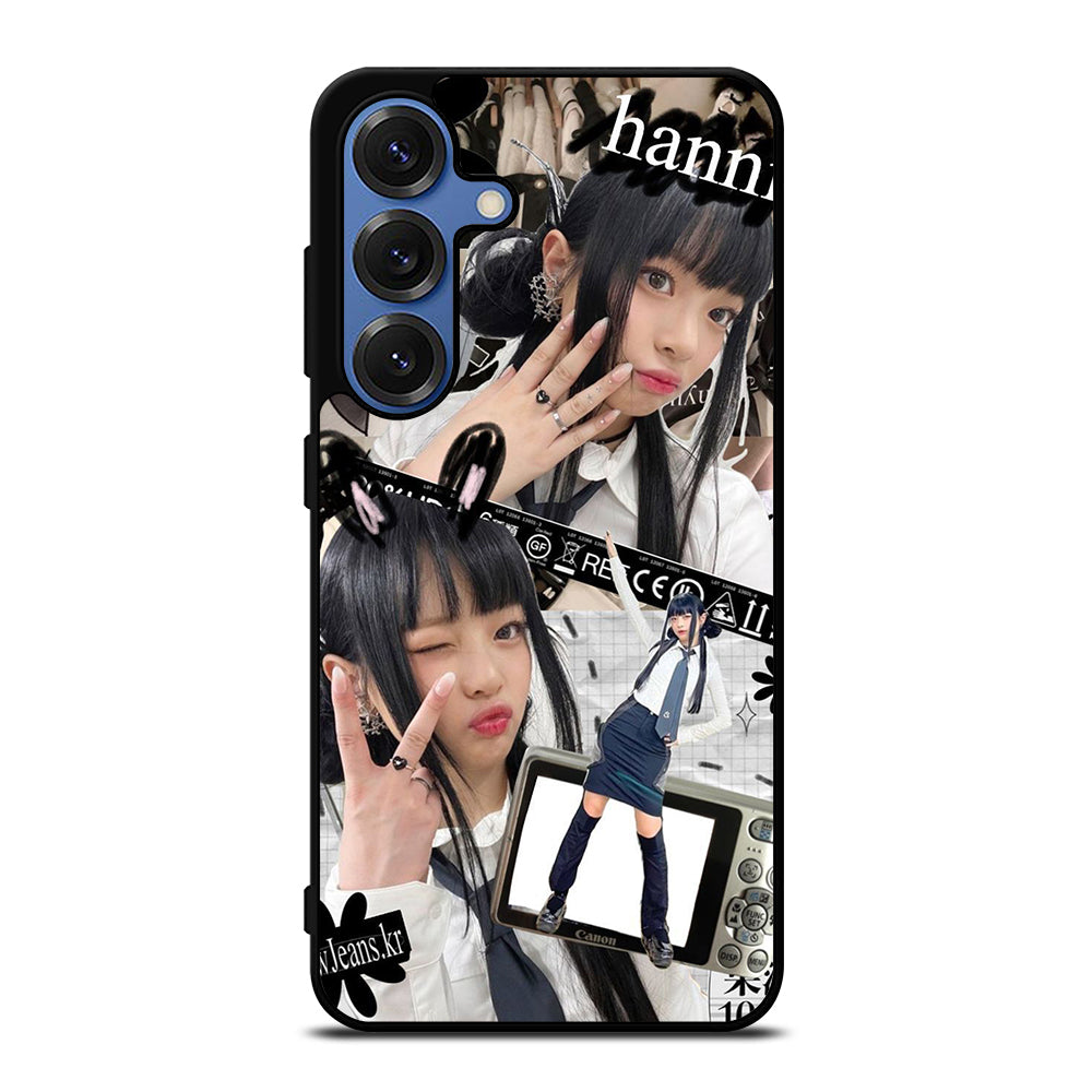 NEWJEANS HANNI KPOP COLLAGE Samsung Galaxy S25 Case Cover