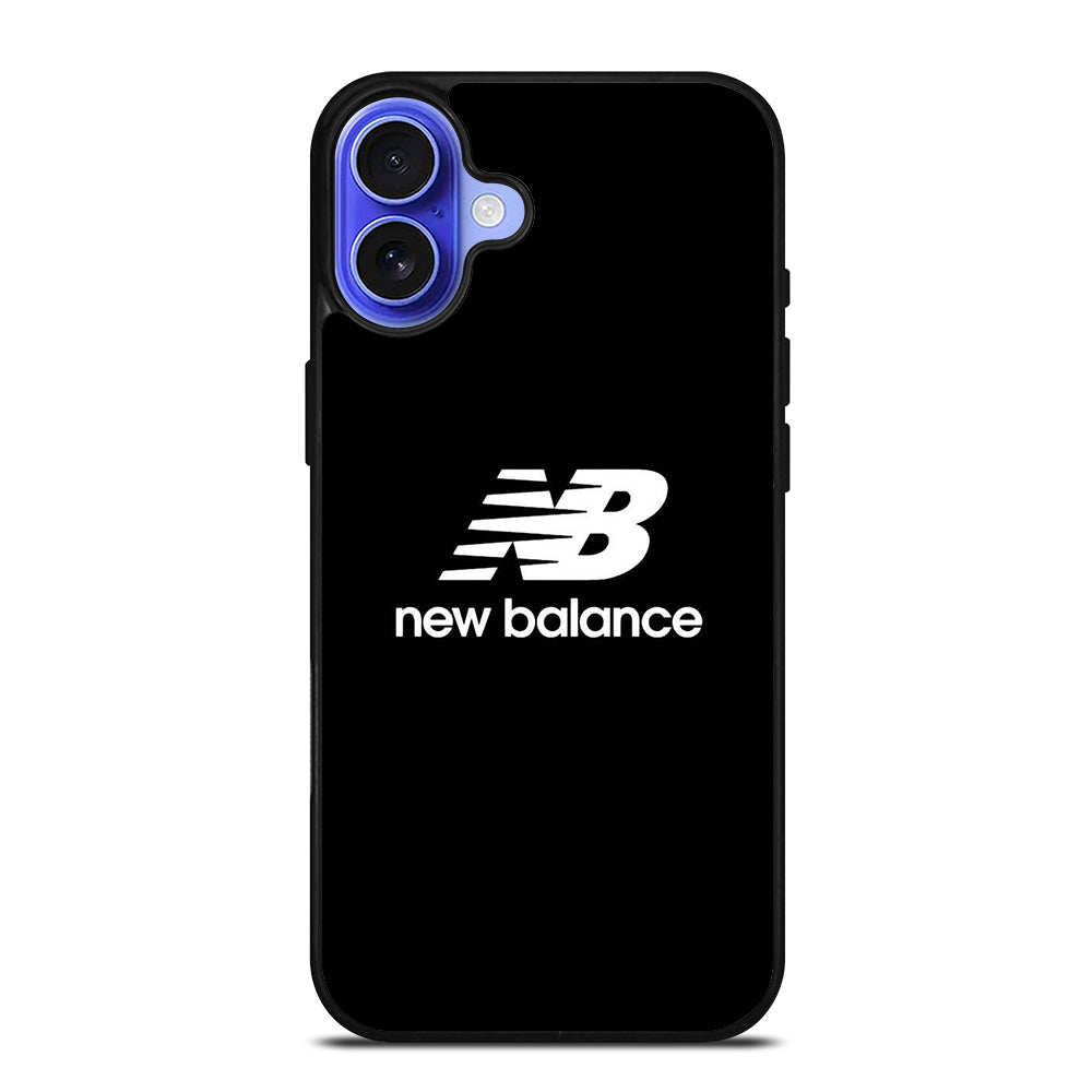 NEW BALANCE BLACK LOGO iPhone 16 Case Cover