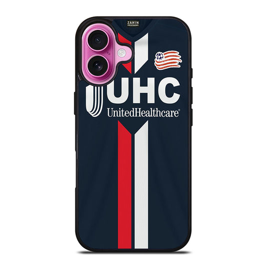 NEW ENGLAND REVOLUTION JERSEY iPhone 16 Plus Case Cover