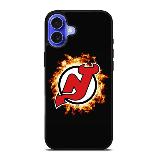 NEW JERSEY DEVILS LOGO 3 iPhone 16 Case Cover