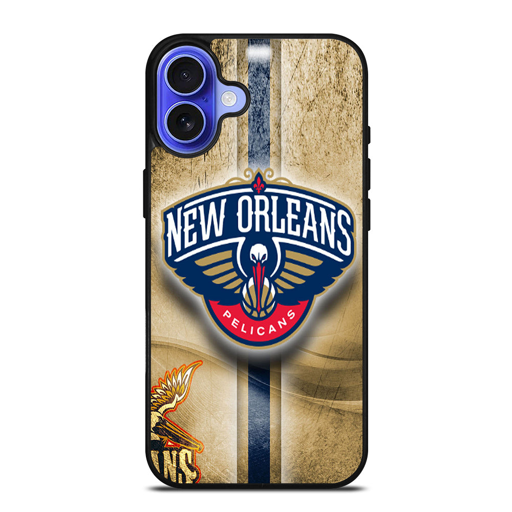 NEW ORLEANS PELICANS NBA LOGO iPhone 16 Case Cover
