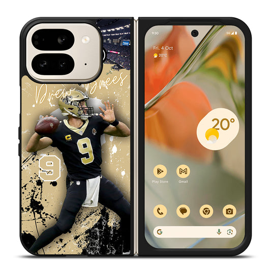 NEW ORLEANS SAINTS DREW BREES BEST Google Pixel 9 Pro Fold Case Cover