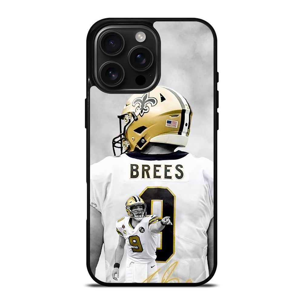 NEW ORLEANS SAINTS DREW BREES FOOTBALL iPhone 16 Pro Max Case Cover