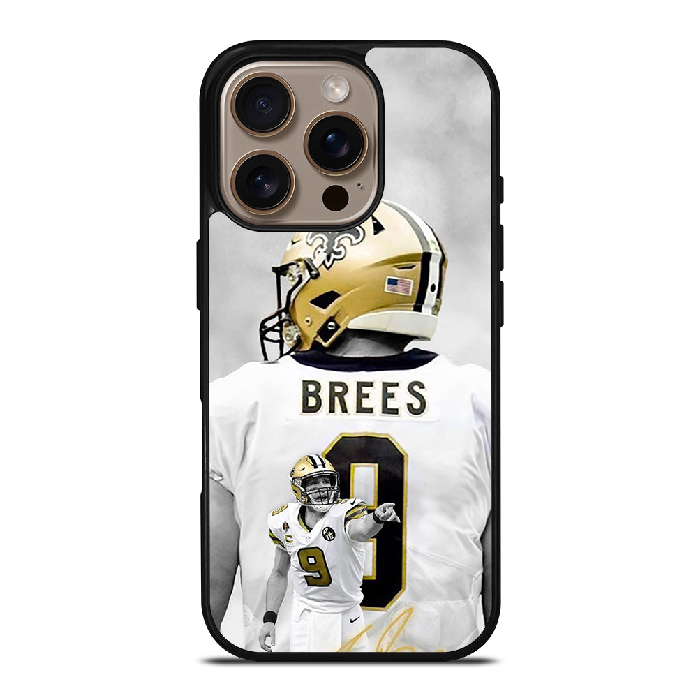 NEW ORLEANS SAINTS DREW BREES FOOTBALL iPhone 16 Pro Case Cover