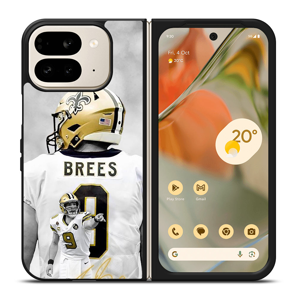 NEW ORLEANS SAINTS DREW BREES FOOTBALL Google Pixel 9 Pro Fold Case Cover