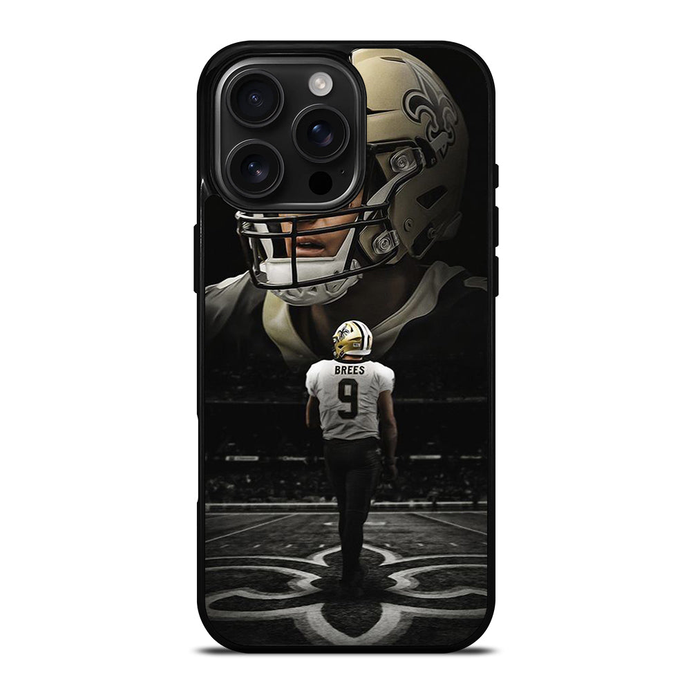NEW ORLEANS SAINTS DREW BREES NFL iPhone 16 Pro Max Case Cover