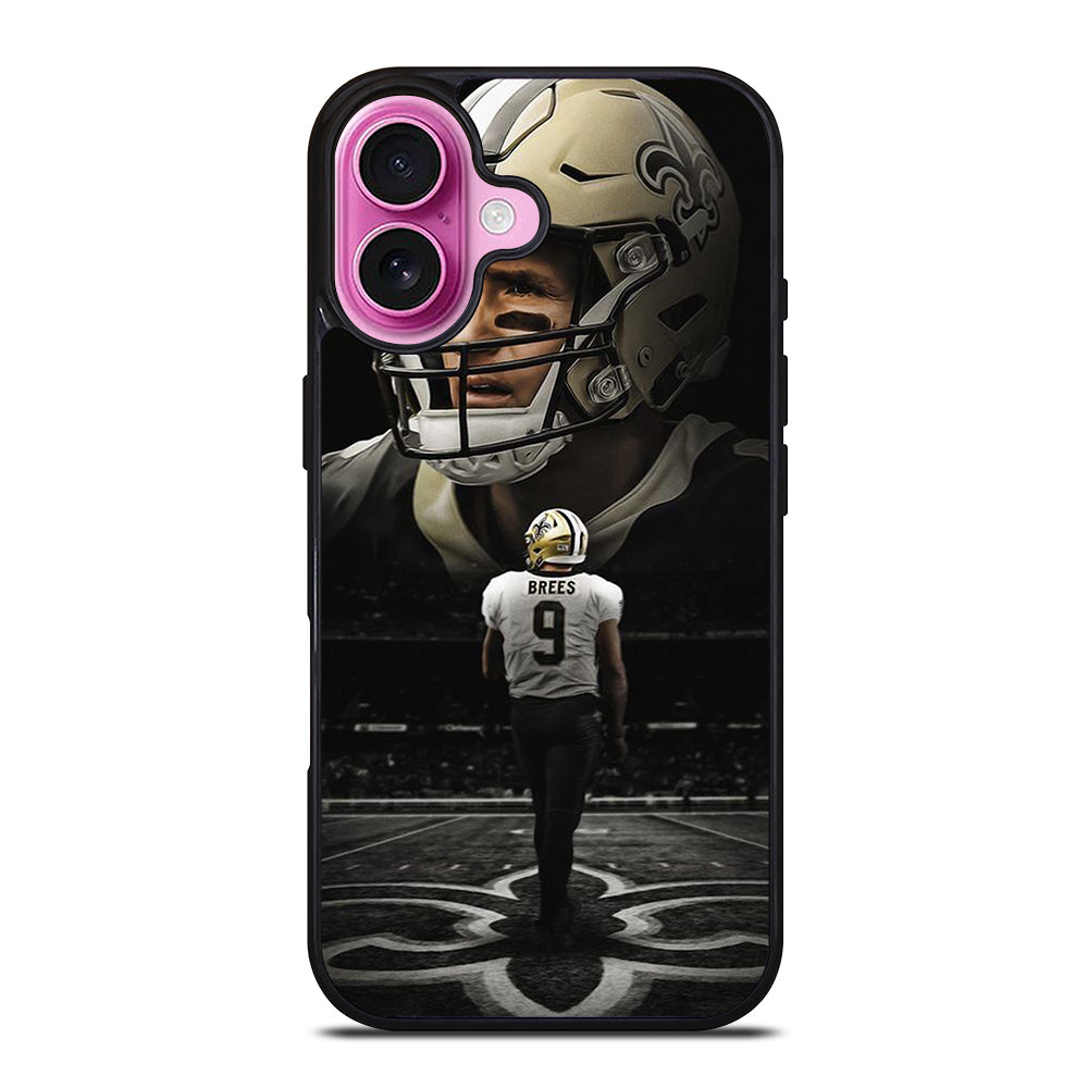 NEW ORLEANS SAINTS DREW BREES NFL iPhone 16 Plus Case Cover