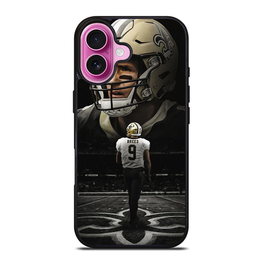 NEW ORLEANS SAINTS DREW BREES NFL iPhone 16 Plus Case Cover