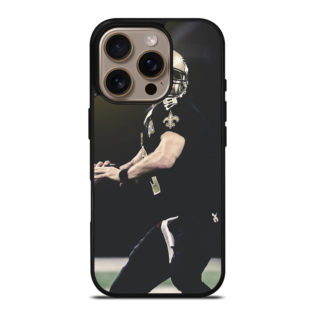 NEW ORLEANS SAINTS DREW BREES PLAYER iPhone 16 Pro Case Cover