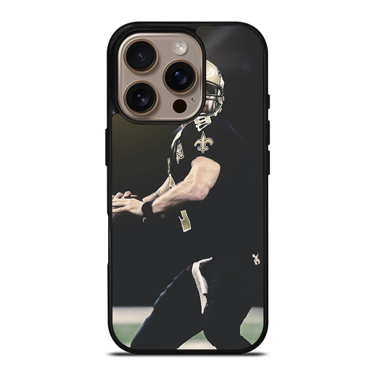 NEW ORLEANS SAINTS DREW BREES PLAYER iPhone 16 Pro Case Cover