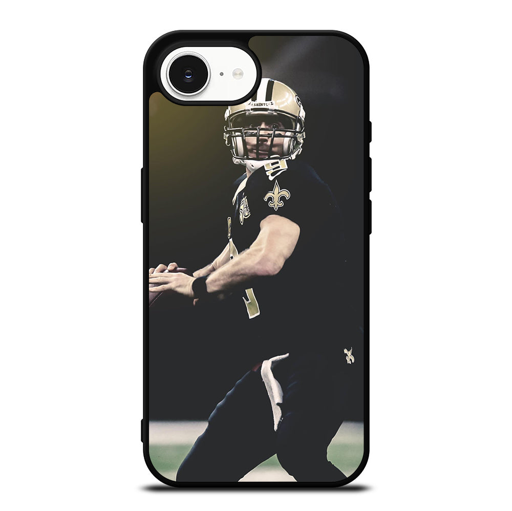 NEW ORLEANS SAINTS DREW BREES PLAYER iPhone 16e Case Cover