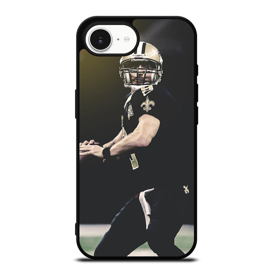 NEW ORLEANS SAINTS DREW BREES PLAYER iPhone 16e Case Cover