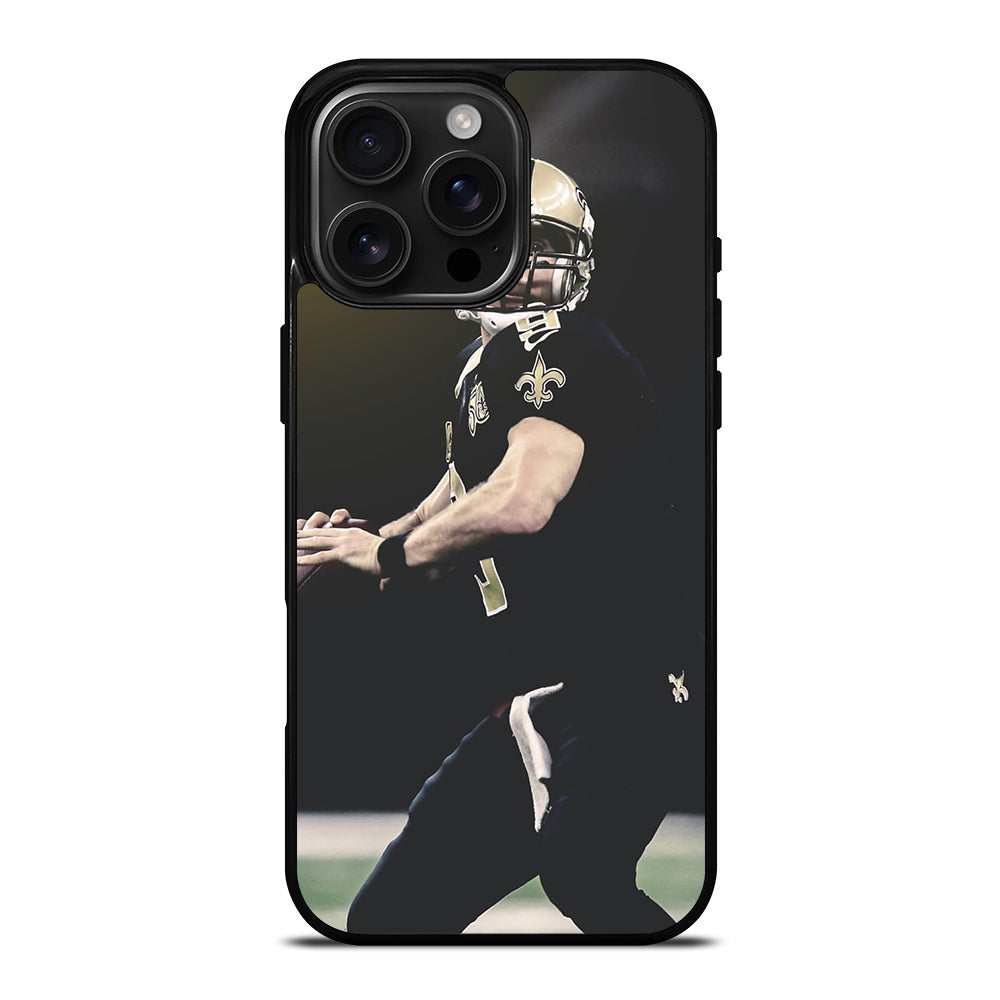 NEW ORLEANS SAINTS DREW BREES PLAYER iPhone 16 Pro Max Case Cover