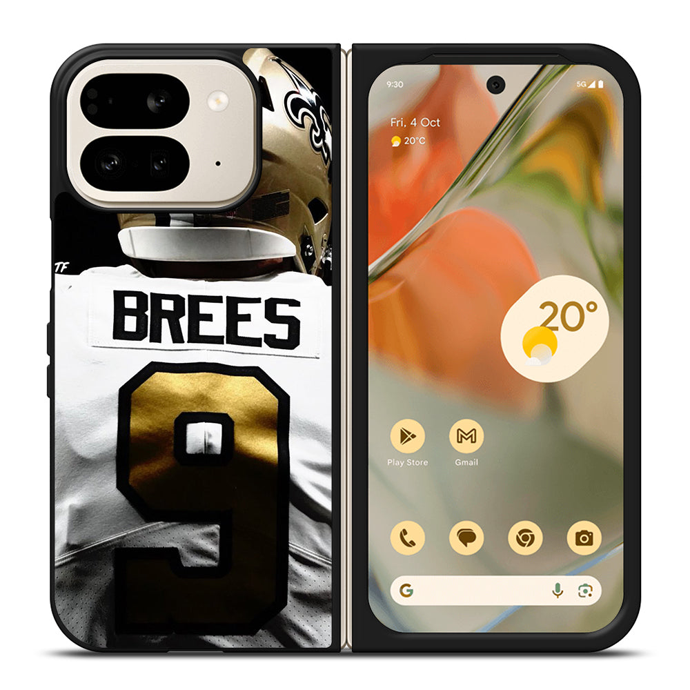 NEW ORLEANS SAINTS NFL DREW BREES Google Pixel 9 Pro Fold Case Cover