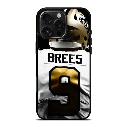NEW ORLEANS SAINTS NFL DREW BREES iPhone 16 Pro Max Case Cover