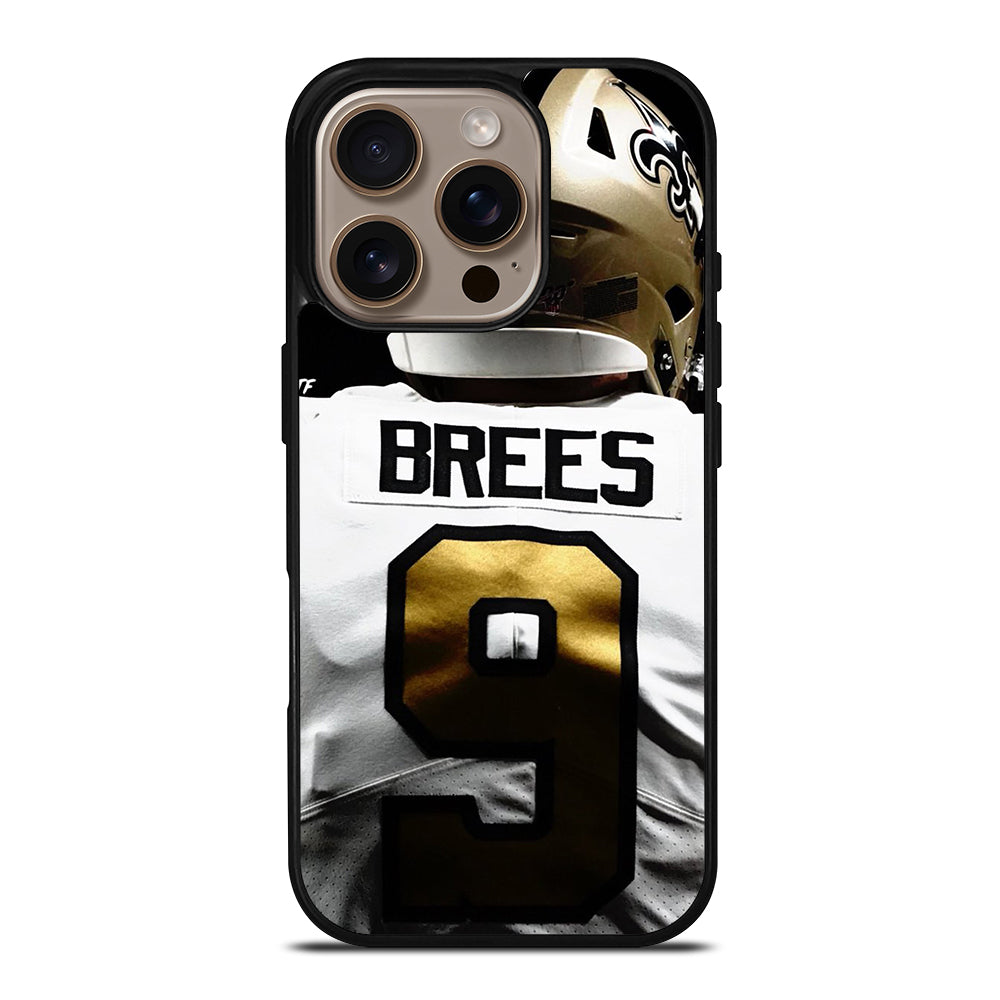 NEW ORLEANS SAINTS NFL DREW BREES iPhone 16 Pro Case Cover