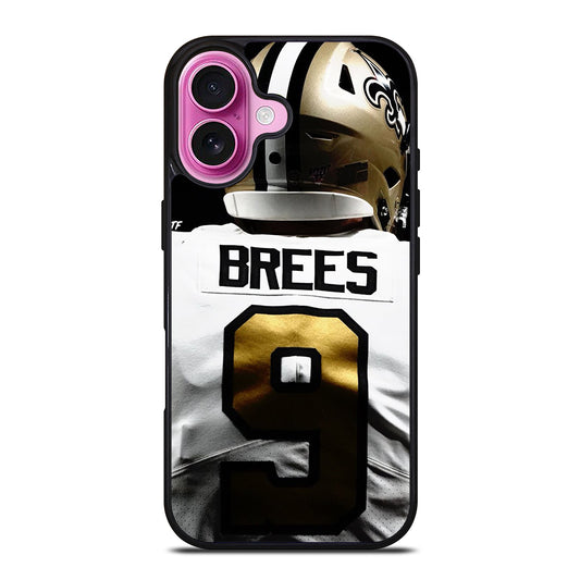 NEW ORLEANS SAINTS NFL DREW BREES iPhone 16 Plus Case Cover