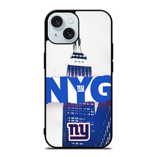 NEW YORK GIANTS NY LOGO iPhone 15 Case Cover
