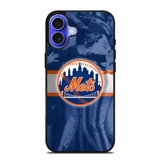 NEW YORK METS BASEBALL LOGO iPhone 16 Case Cover