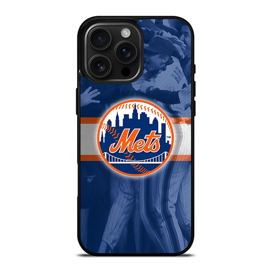 NEW YORK METS BASEBALL LOGO iPhone 16 Pro Max Case Cover