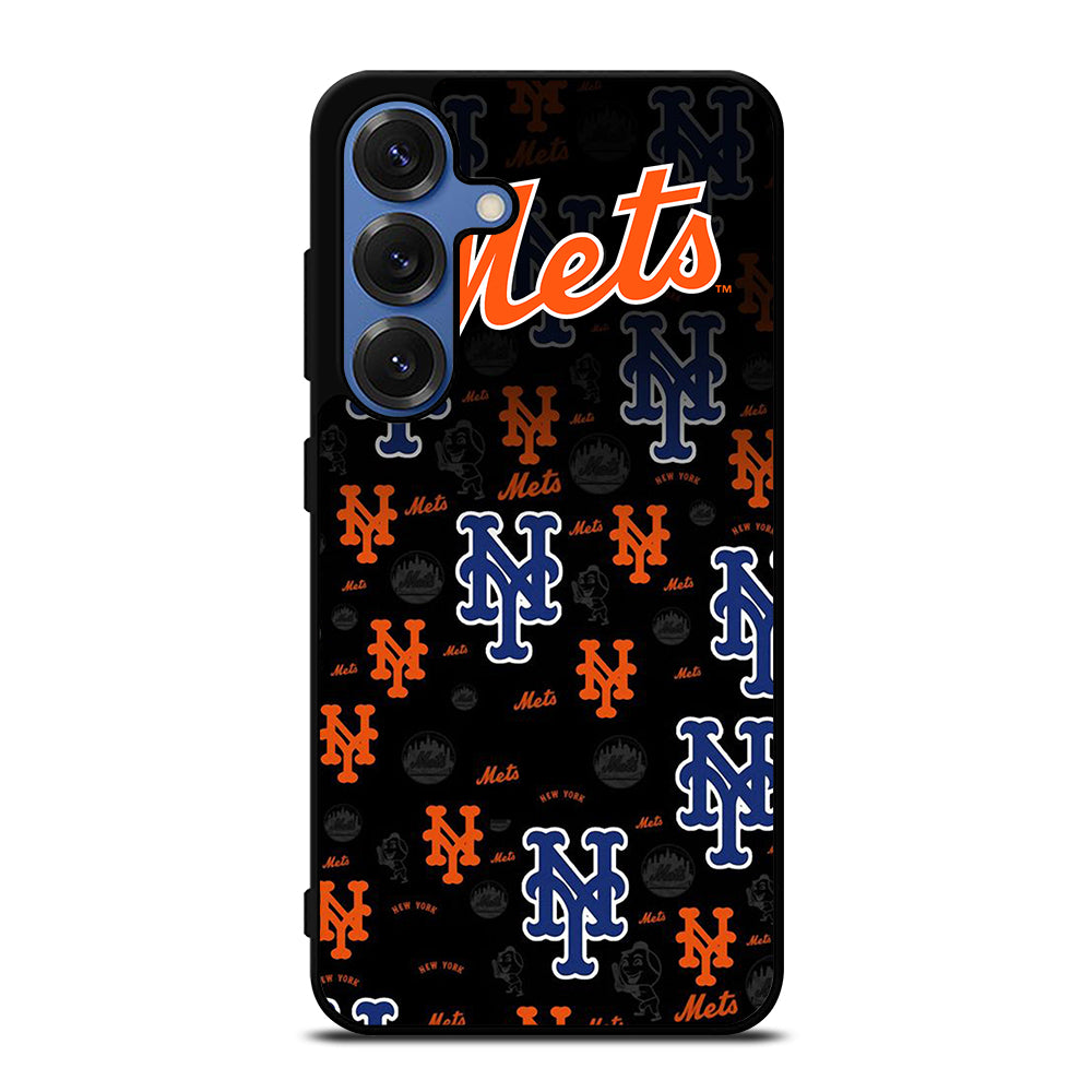 NEW YORK METS PATTERN LOGO Samsung Galaxy S25 Case Cover