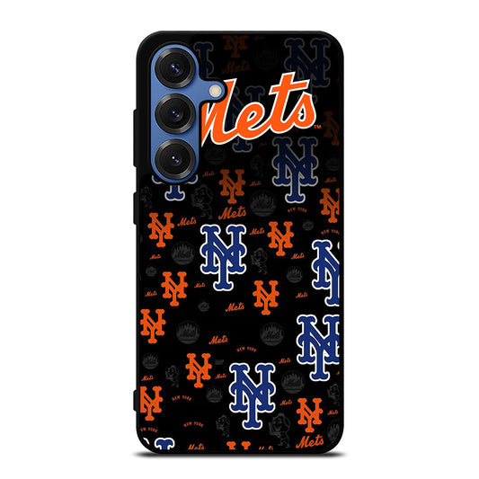 NEW YORK METS PATTERN LOGO Samsung Galaxy S25 Case Cover
