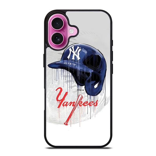 NEW YORK YANKEES ART LOGO iPhone 16 Plus Case Cover