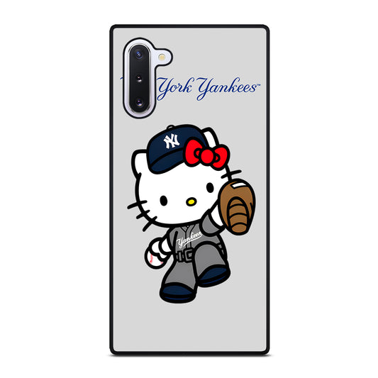 NEW YORK YANKEES HELLO KITTY CARTOON Samsung Galaxy Note 10 Case Cover