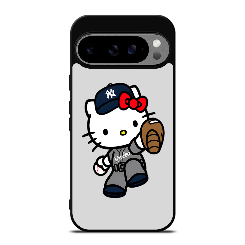 NEW YORK YANKEES HELLO KITTY CARTOON Google Pixel 9 Pro XL Case Cover