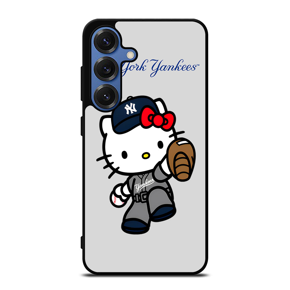 NEW YORK YANKEES HELLO KITTY CARTOON Samsung Galaxy S26 Case Cover