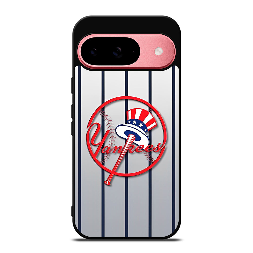 NEW YORK YANKEES STRIPE LOGO Google Pixel 9 Case Cover